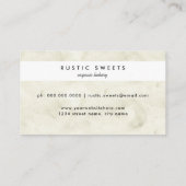 Bakkerij | Cooking Catering Culinaire  Visitekaartje (Achterkant)