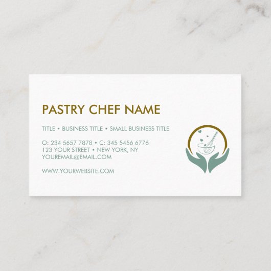Bakkerij Cooking Pastry Pizzeria Visitekaartje (Achterkant)