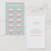 Bakkerij Cupcake Baker Klantlogo Punch Klantenkaartje (Voorkant / Achterkant)