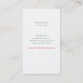 Bakkerij Cupcake Baker Klantlogo Punch Klantenkaartje (Achterkant)