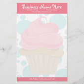 Bakkerij Cupcake Briefpapier (Voorkant)