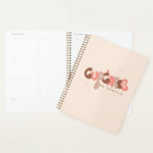 Bakkerij Cupcake Hand Lettering Zakelijk Planner (Display)