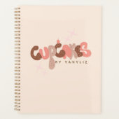 Bakkerij Cupcake Hand Lettering Zakelijk    Planner (Voorkant)