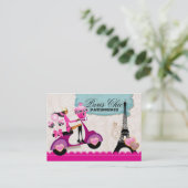 Bakkerij Cupcake Poppen Parijs Eiffeltoren xox b Visitekaartje (Staand voorkant)