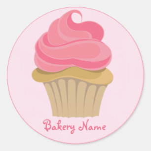 Bakkerij Cupcake Sticker