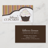 Bakkerij | Cupcake-Visitekaartjes Visitekaartje (Voorkant / Achterkant)