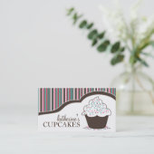 Bakkerij | Cupcake-Visitekaartjes Visitekaartje (Staand voorkant)