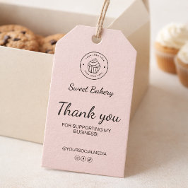 Bakkerij Custom Logo Bedankt Cadeaulabel