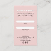 Bakkerij Custom Logo Business Referral Kaart Klantenkaartje (Achterkant)