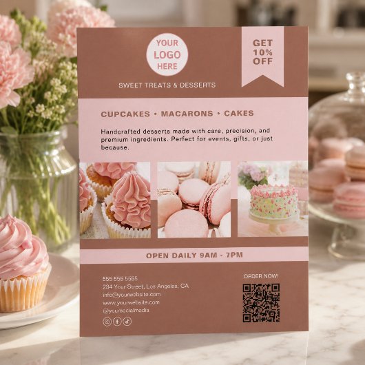 Bakkerij Custom Logo Flyer