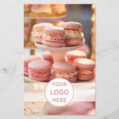 Bakkerij Custom Logo Foto QR Code Promotie Flyer (Voorkant)