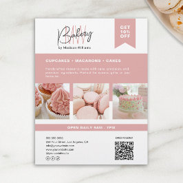 Bakkerij Custom Monogram Logo Flyer