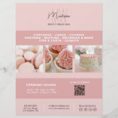 Bakkerij Custom Monogram Logo Zakelijke Marketing Flyer (Voorkant)