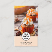 Bakkerij Custom Photo Logo QR Visitekaartje (Voorkant)