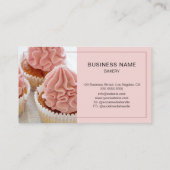 Bakkerij Customer Reward Custom Photo Pink Klantenkaartje (Achterkant)