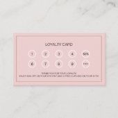 Bakkerij Customer Reward Custom Photo Pink Klantenkaartje (Voorkant)