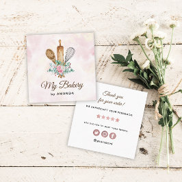 Bakkerij Dank u Vierkante Visitekaartje