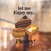Bakkerij Dessert Bakkerij Cafe Restaurant Raamsticker (Vel 2)
