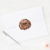 bakkerij dessert snoep snoep chocolade ronde sticker (Envelop)
