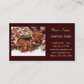 bakkerij dessert snoep snoep chocolade visitekaartje (Voorkant)