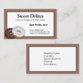 Bakkerij Dessert Visitekaartjes (Voorkant / Achterkant)