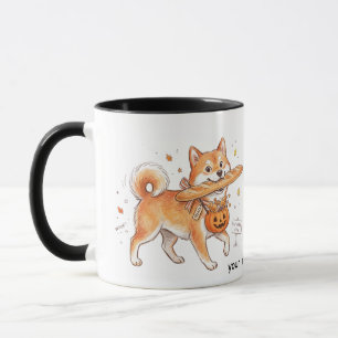 Bakkerij Dief Shiba Inu - Cute Hond met Frans Mok