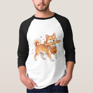 Bakkerij Dief Shiba Inu - Cute Hond met Franse T-shirt