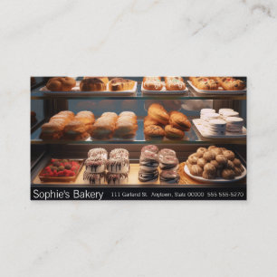 Bakkerij display hoesje visitekaartje
