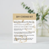 Bakkerij doe-het-zelf cookie kit instructies eenvo (Staand voorkant)