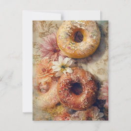 Bakkerij donuts briefkaart