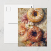 Bakkerij donuts briefkaart (Voorkant / Achterkant)