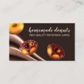 Bakkerij Doughnut Koffiezaak Visitekaartje (Voorkant)