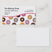 Bakkerij Doughnut Visitekaartjes (Voorkant / Achterkant)