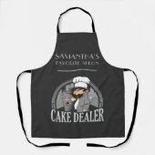 Bakkerij Eigenaar Cake Verkoper Grappig Gepersonal Schort (Voorkant)
