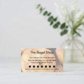 Bakkerij en bagel klantenkaartje (Staand voorkant)