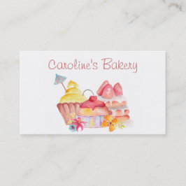 Bakkerij en bakkerij Boutique, koekjes en gebak Visitekaartje