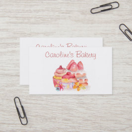 Bakkerij en bakkerij Boutique, koekjes en gebak Visitekaartje