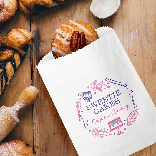 Bakkerij en bakkerijproducten Roze en Paarse bakke Bedankzakje