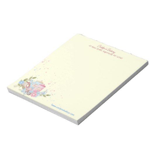 Bakkerij en Banketbakkerij Persoonlijk Notitieblok (Linkerzijde)