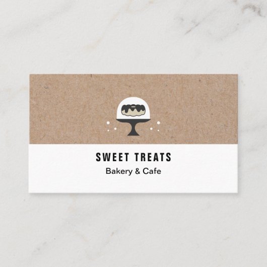 Bakkerij en cafe visitekaartje (Voorkant)