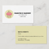 Bakkerij en cafeïne visitekaartje (Voorkant / Achterkant)
