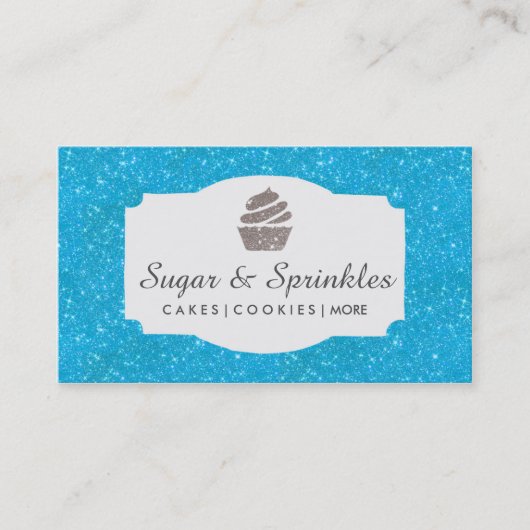 Bakkerij- en cateringblauw Visitekaartje (Voorkant)