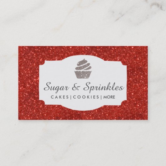 Bakkerij- en cateringrode Visitekaartjes (Voorkant)
