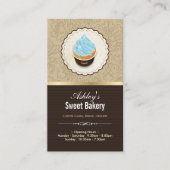 Bakkerij en chocolade-dessert visitekaartje (Voorkant)