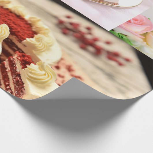 Bakkerij en gebak cadeaupapier (Hoek)