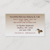 Bakkerij en koffie visitekaartje (Achterkant)