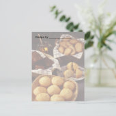 Bakkerij en leestekens Profiteer van 2 blanco kaar Briefkaart (Staand voorkant)