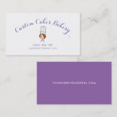 Bakkerij en Logo voor de handel Visitekaartje (Voorkant / Achterkant)