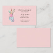 Bakkerij en visitekaartje van de mittenroze bakker (Voorkant / Achterkant)