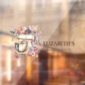 Bakkerij-Floral Mixer Raamsticker (Vel 2)